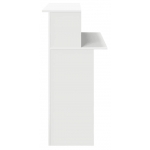 Recepčný pult biely, umelé drevo